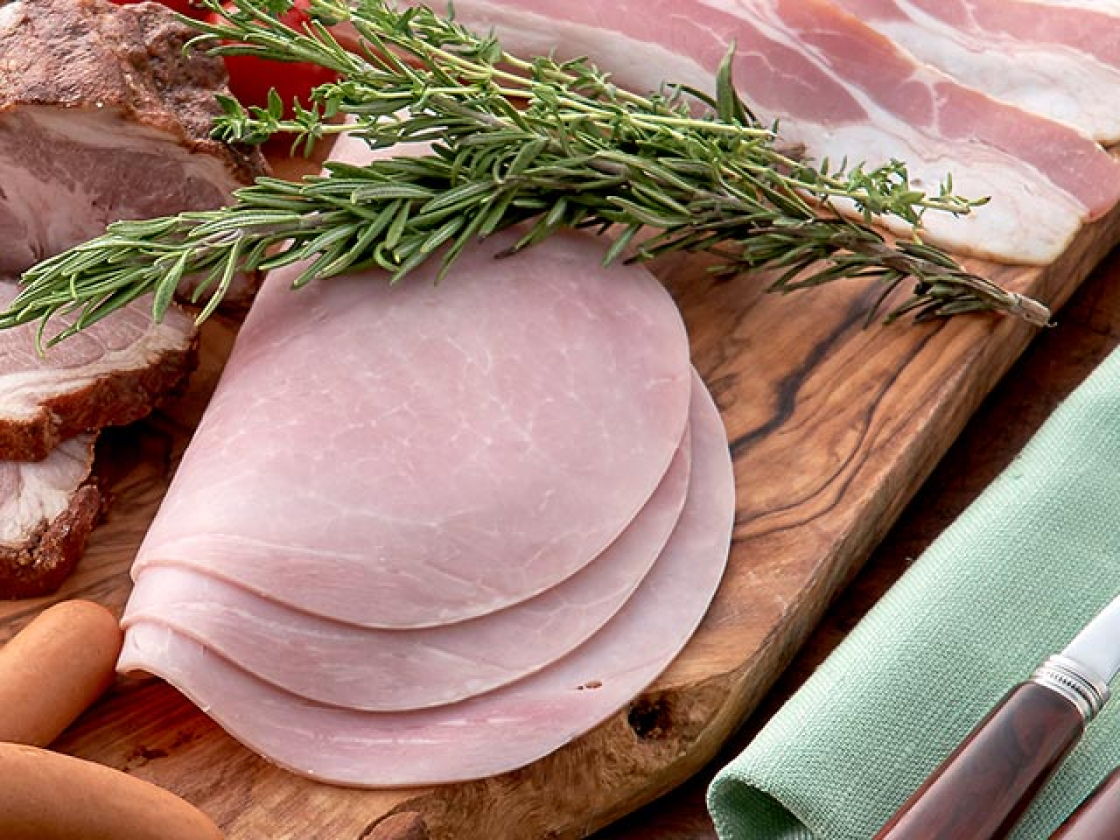 亜麻仁豚 ノンスモークボンレスハム〈スライス 75g〉_商品紹介2